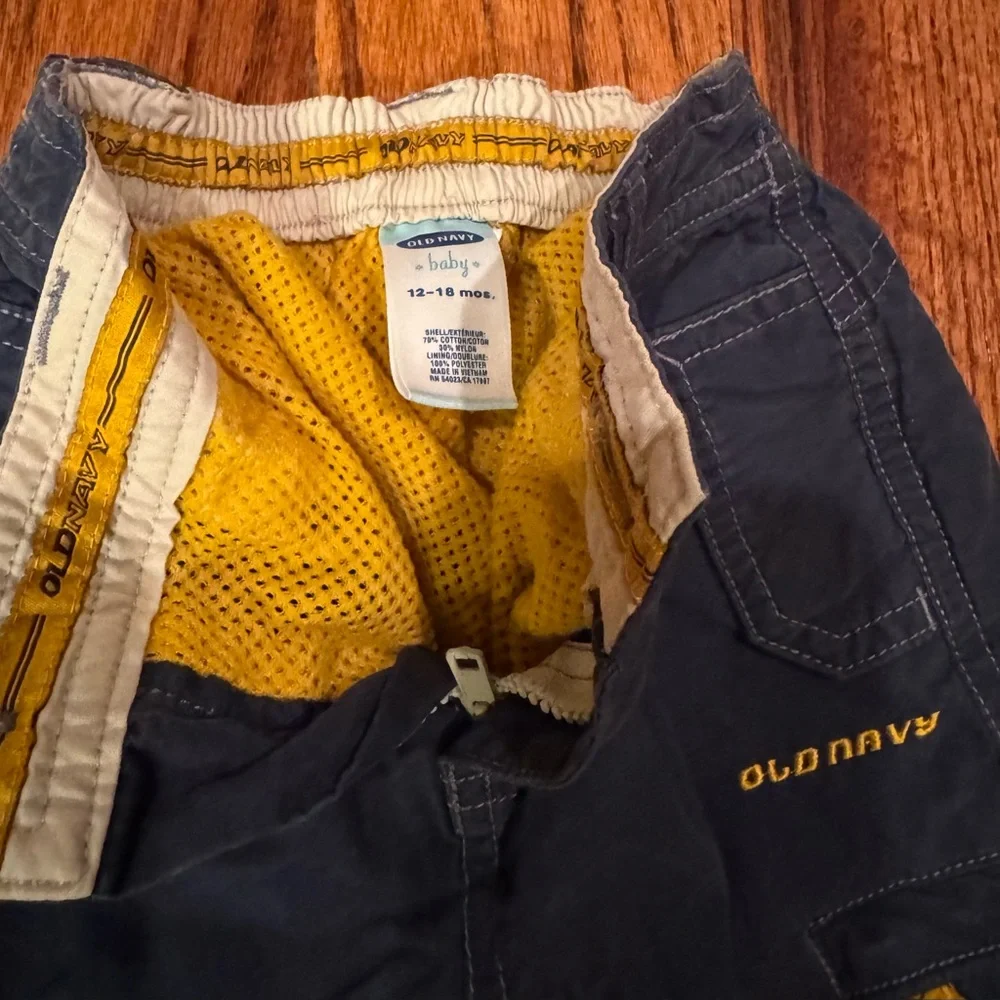 Baby Gap and Old Navy Kids Cargo Pants - Navy and Tan